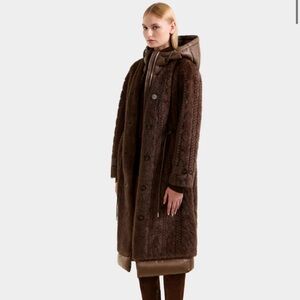 RUDSAK Brown Long Hooded Coat